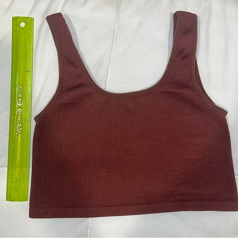 Ribbed cropped Ardene tank